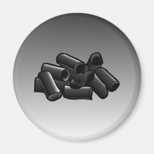Liquorice on a Circle Magnet