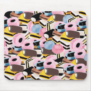 liquorice sweets mouse pad