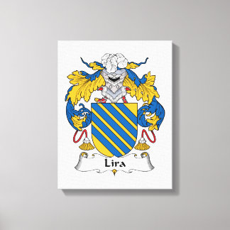 Lira Family Crest Canvas Print