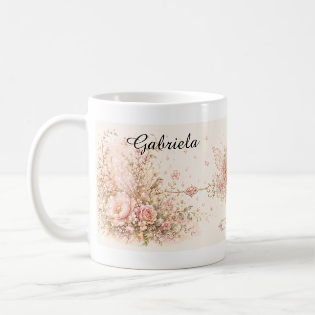 Liravelle Enchanted Fairy Garden Fantasy Mug (Left)