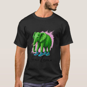 Lirili Larila Funny Italian Cactus Meme Elephant T-Shirt