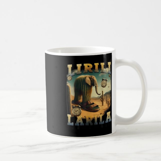 Lirili Larila - Italian Brainrot Meme  Coffee Mug (Right)