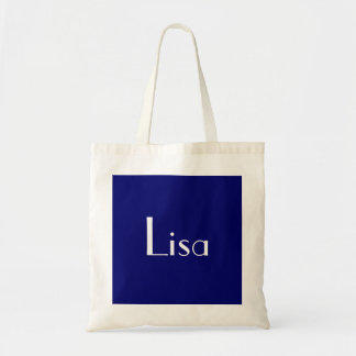 Lisa In Navy I Tote Bag