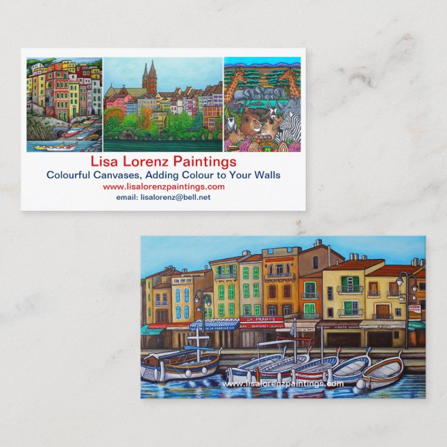 Lisa Lorenz Buisness Cards 3.5 x 2.0 Semi Gloss (Front/Back)