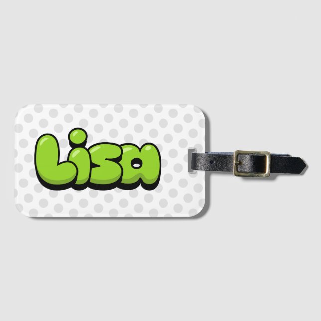 Lisa Luggage Tag (Front Horizontal)