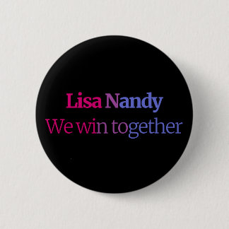 Lisa Nandy Bi Badge - We Win Together