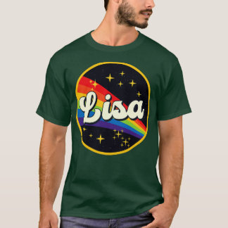 Lisa Rainbow In Space Vintage Style T-Shirt
