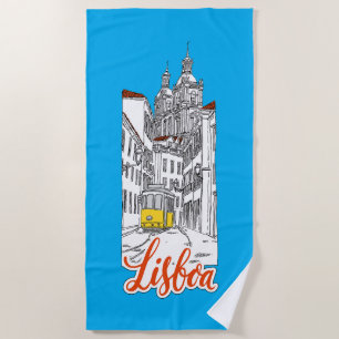 Lisboa Beach Towel