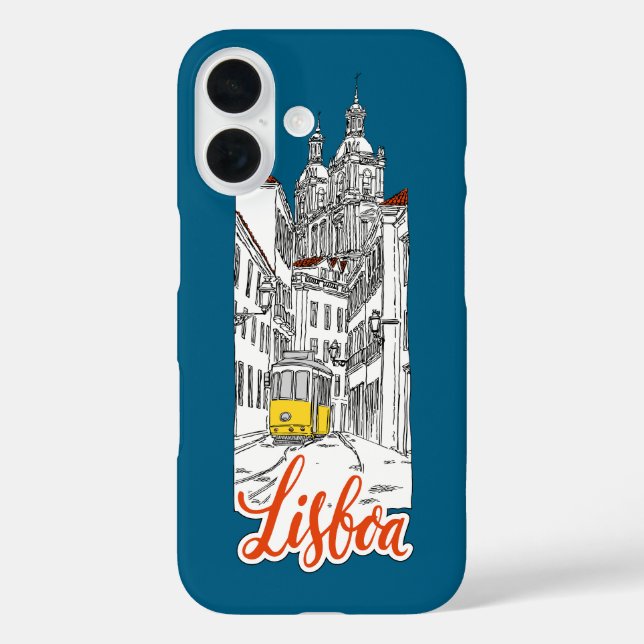 Lisboa Case-Mate iPhone Case (Back)