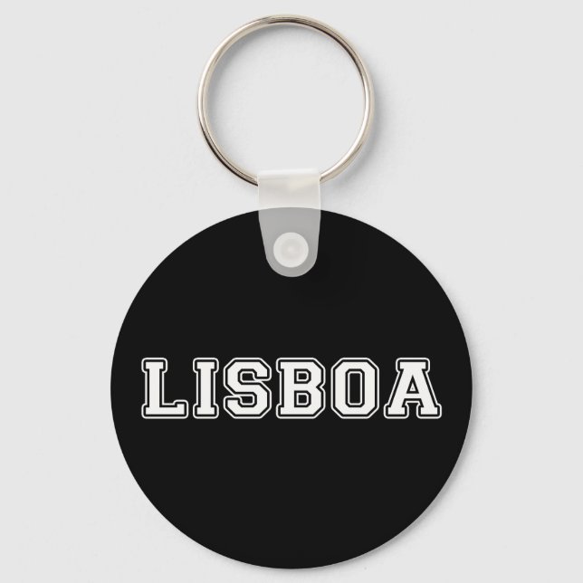 Lisboa Portugal Key Ring (Front)