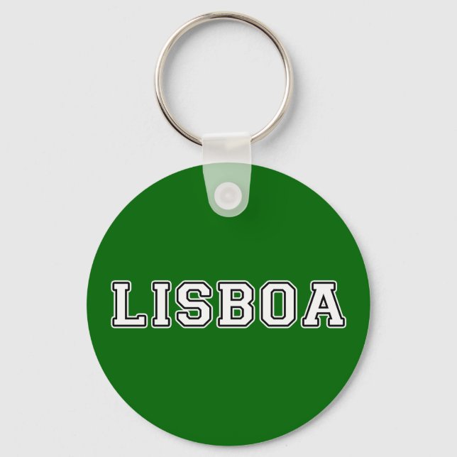 Lisboa Portugal Key Ring (Front)