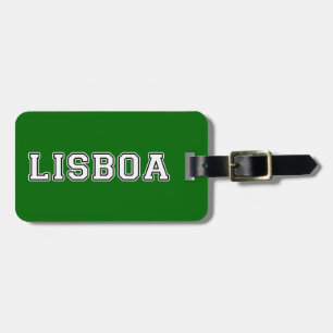 Lisboa Portugal Luggage Tag