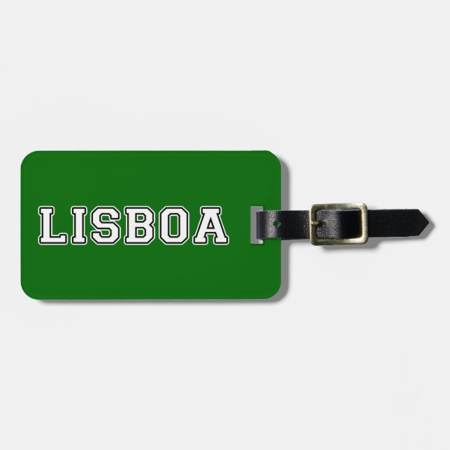 Lisboa Portugal Luggage Tag (Front Horizontal)