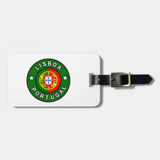 Lisboa Portugal Luggage Tag (Front Horizontal)