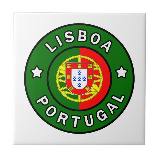 Lisboa Portugal Tile (Front)