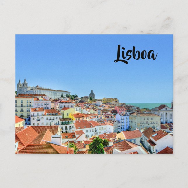 Lisbon buildings postcard (Front)