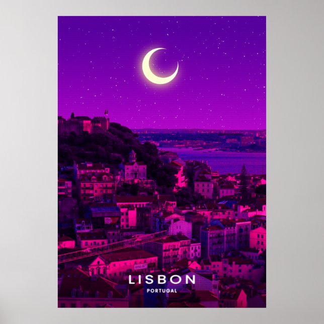 Lisbon City Poster (Front)