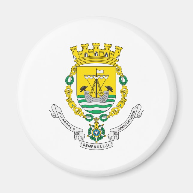 Lisbon Coat Of Arms Magnet (Front)