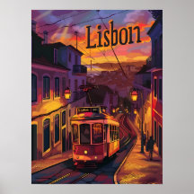 Lisbon Lights: Sunset, Nightfall, and Tram Trails