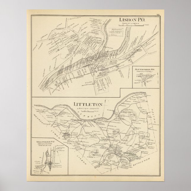 Lisbon, Littleton Poster (Front)