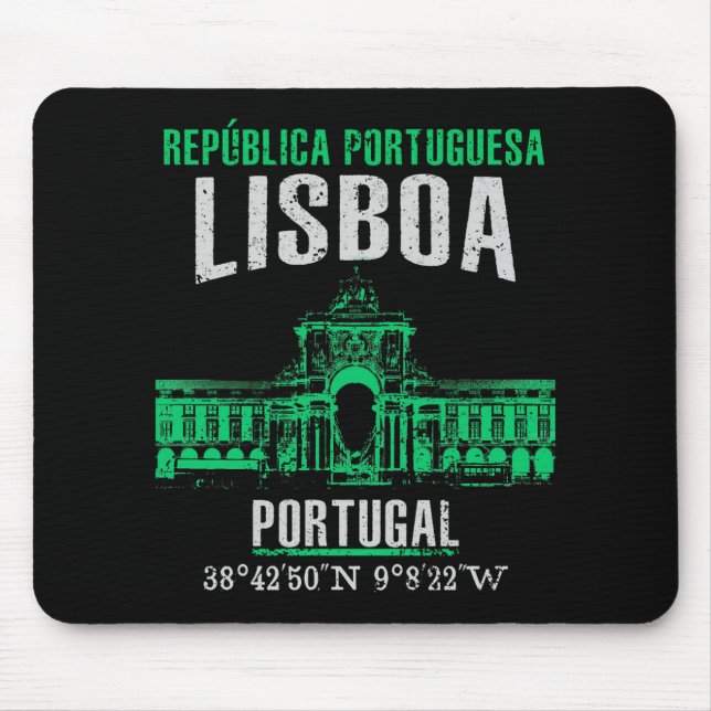 Lisbon Mouse Pad (Front)