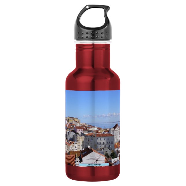 Lisbon, Portugal 532 Ml Water Bottle (Front)