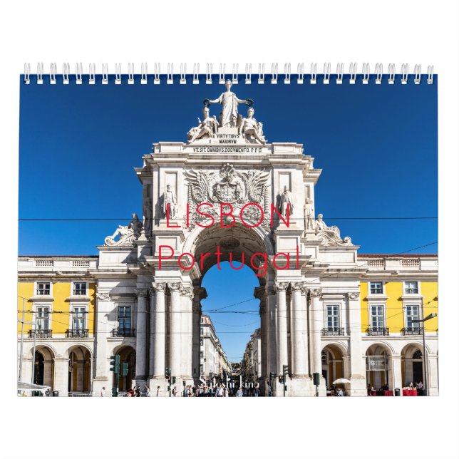 Lisbon Portugal Calendar (Cover)