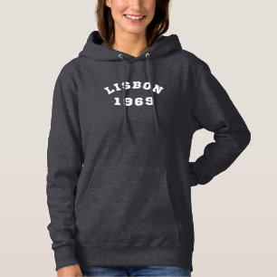 Lisbon Portugal City 1969 Vintage Hoodie