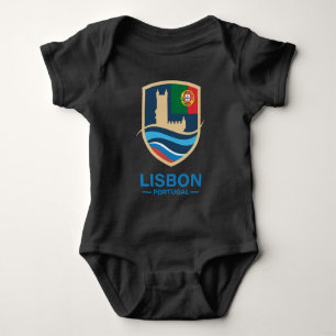 Lisbon Portugal Europe Baby Bodysuit
