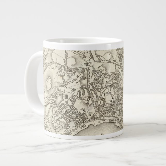Lisbon, Portugal Large Coffee Mug (Front Left)