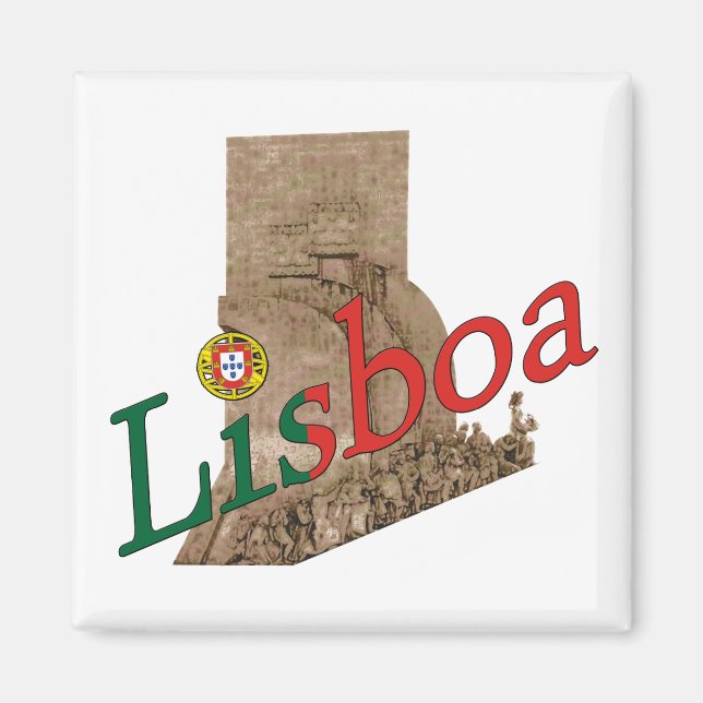 Lisbon Portugal Magnet (Front)