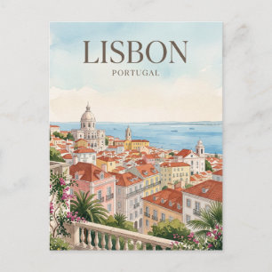 Lisbon Portugal Postcard