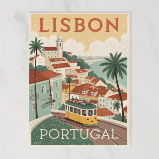 Lisbon, PORTUGAL Postcard