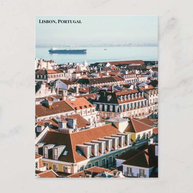 Lisbon, Portugal Postcard (Front)