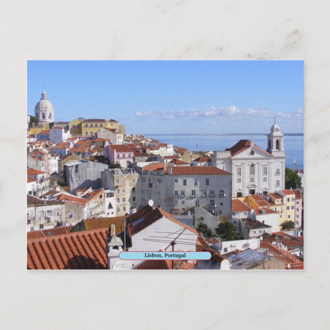 Lisbon, Portugal Postcard (Front)