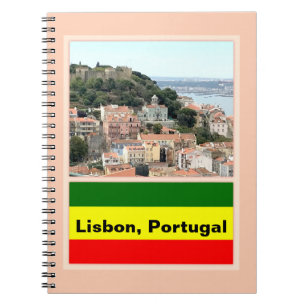 Lisbon, Portugal Skyline Notebook