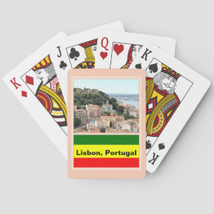 Lisbon, Portugal Skyline Playing Cards