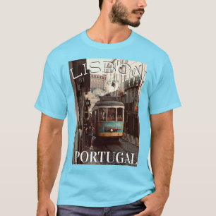 Lisbon Portugal Tram Trolley T-Shirt