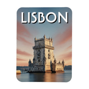 Lisbon Portugal Travel Belem Tower Magnet