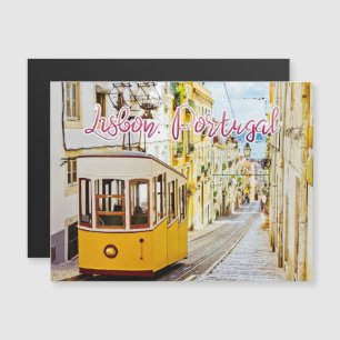 Lisbon, Portugal Travel Magnetic Card