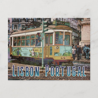 Lisbon Portugal Travel Postcard