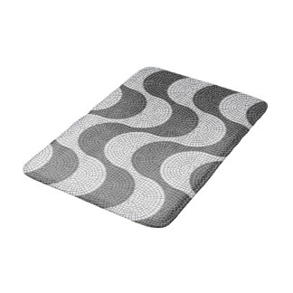 Lisbon Rossio Portuguese cobblestone calçada Bath Mat