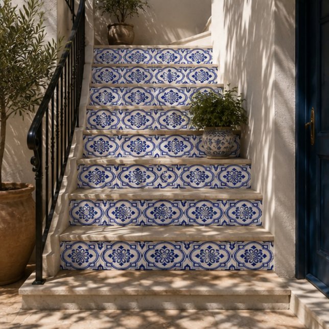Lisbon Royale Classic Blue and White Geometric  Tile (Creator Uploaded)