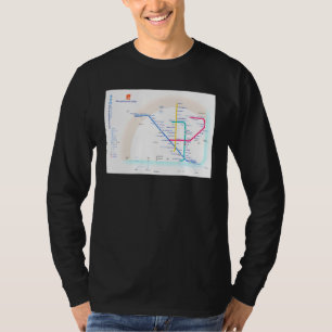 Lisbon Subway Map Portugal T-Shirt