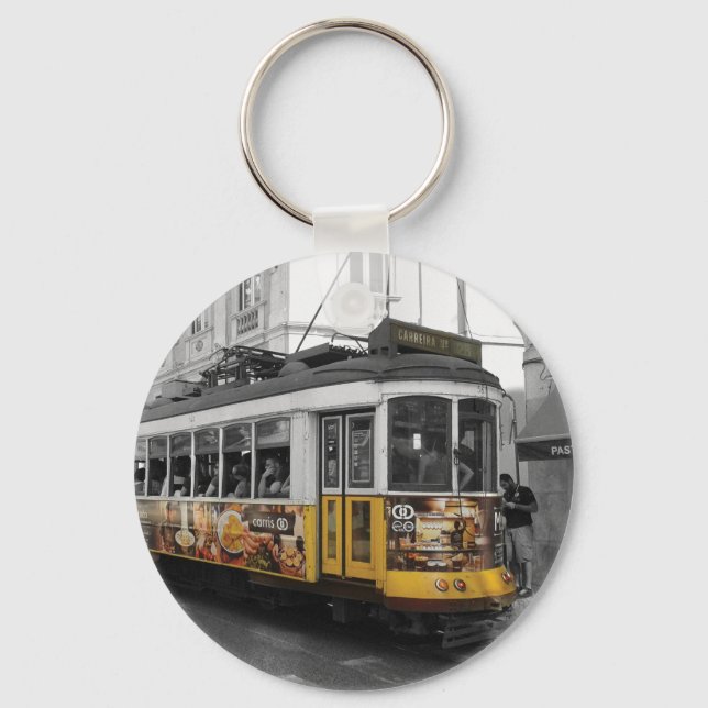 Lisbon Tram 28 | Eletrico 28 Lisboa Key Ring (Front)