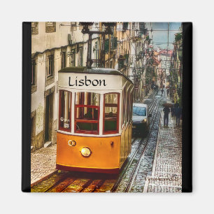 Lisbon Tram Magnet