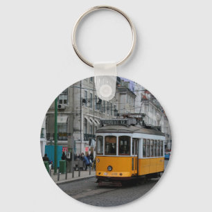 Lisbon tram Portugal Tranvias de Lisboa Key Ring