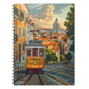 Lisbon Tramlines: Navigating the City's Skyline Notebook