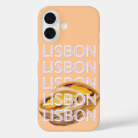 Lisbon Travel Art, Orange, Portugal Travel Art