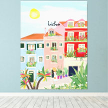 Lisbon travel colourful